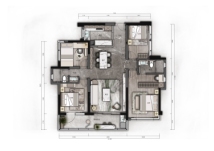 中山远洋天著二期116（原图）㎡户型