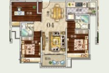 澜溪泮岛12栋04户型