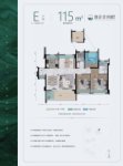 e户型115㎡
